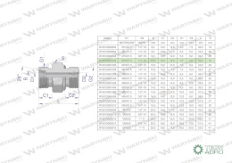 Przyłączka hydrauliczna (odmiana ciężka XGE) BB M18x1.5 10S x 1/4