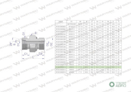 Przyłączka hydrauliczna (odmiana ciężka XGE) BB M30x2 20S x 1