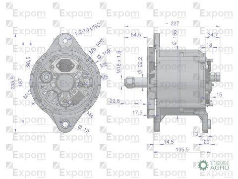 Alternator LRA03294 Nowy Typ EXPOM KWIDZYN eu