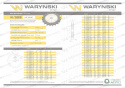 Koło zębate hartowane tarcza 08B-1 (R1 1/2) Z-21 Waryński