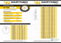 Koło zębate hartowane tarcza 16B-1 (R1 1) Z-11 Waryński