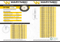 Koło zębate hartowane tarcza 16B-1 (R1 1) Z-14 Waryński