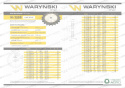 Koło zębate hartowane tarcza 20B-1 (R1 1. 1/4) Z-12 Waryński