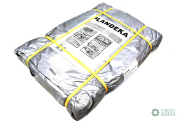 Plandeka MOCNA 10x15m (srebrna) gramatura 110g/m2