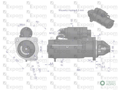 Rozrusznik AZF4122, IS0999 Nowy Typ EXPOM KWIDZYN eu