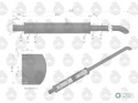 TŁUMIK 1590MM 6KG MF4 URSUS