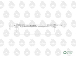 Linka - Licznika MTG (motogodzin) L-1270mm 1876289M92 MF ORYGINAŁ URSUS