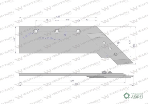 LEMIESZ Z DŁUTEM PR.PR/048 WARYŃSKI