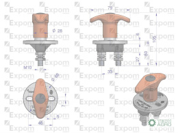 Odłącznik 12/24V 100A M10 60115723 EXPOM KWIDZYN