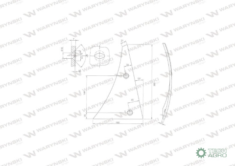 Pierś lewa dwuotworowa zastosowanie Kuhn Clasicos Waryński