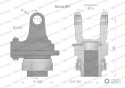 Sprzęgło na kołek wału Seria 6R 2200Nm - 30x92 - 1 3/4 Z20 WARYŃSKI