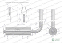 Tłumik Bizon kompletny Z-058 INOX WARYŃSKI