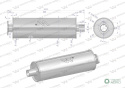 Tłumik Bizon (puszka nie kompletny) INOX WARYŃSKI