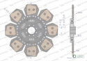 Trarcza sprzęgła ceramiczna Deutz 2941269 WARYŃSKI