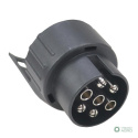 Adapter przejściówka gniazda złącza 7/13 12V wtyki niklowane Premium ELMOT