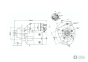 Rozrusznik z reduktorem typu Magneton John Deere 9142745 ELMOT