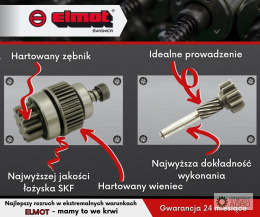 Zespół sprzęgający rozrusznika ZETOR typ Magneton 9144742 Premium SKF ELMOT