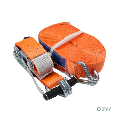 Pas transportowy 5T 10m szer. 50mm komplet z klamrą z gumową okładziną 230mm z atestem, standard MORGA Pas transportowy 5T 10m szer. 50mm komplet z klamrą z gumową okładziną 230mm z atestem, standard MORGA