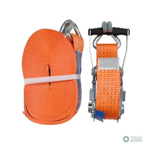 Pas transportowy 5T 10m szer. 50mm komplet z klamrą z gumową okładziną 230mm z atestem, standard MORGA Pas transportowy 5T 10m szer. 50mm komplet z klamrą z gumową okładziną 230mm z atestem, standard MORGA