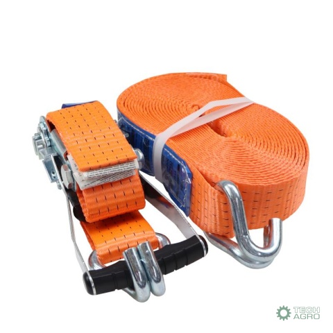 Pas transportowy 5T 8m szer. 50mm komplet z klamrą z gumową okładziną 230mm z atestem, standard MORGA Pas transportowy 5T 8m szer. 50mm komplet z klamrą z gumową okładziną 230mm z atestem, standard MORGA
