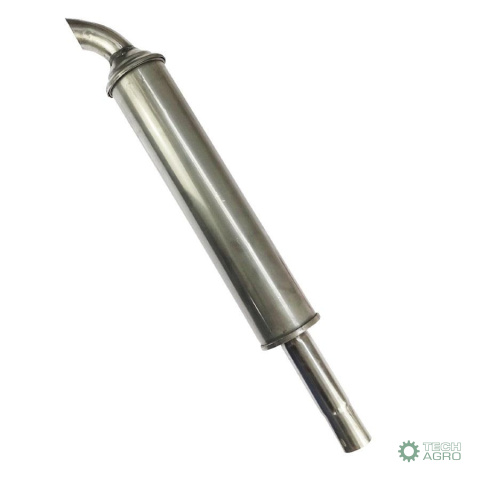 Tłumik okrągły krótki 830mm 4.1kg C-330 INOX ANDORIA-MOT