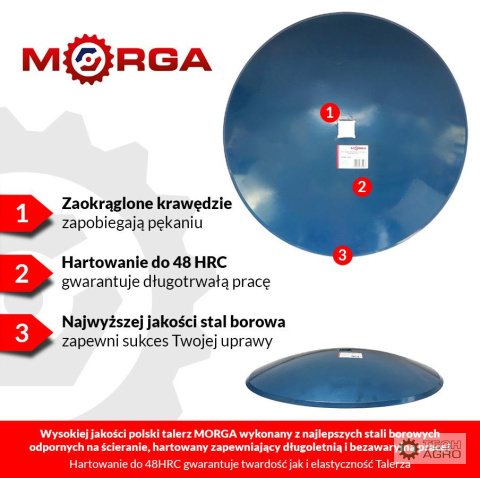 Talerz gładki FI-460 mm, grubość 4mm mocowanie piasta AP21 6 otworów rozstaw śrub mocujących 120mm stal borowa MORGA Talerz gładki FI-460 mm, grubość 4mm mocowanie piasta AP21 6 otworów rozstaw śrub mocujących 120mm stal borowa MORGA