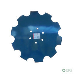 Talerz uzębiony FI-460mm, grubość 4mm mocowanie piasta AP21 6 otworów rozstaw śrub mocujących 120mm stal borowa MORGA
