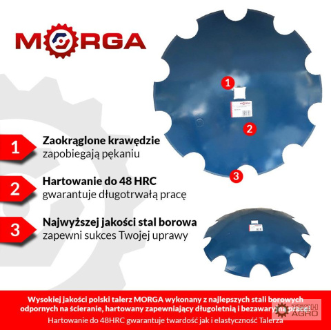 Talerz uzębiony FI-460mm, grubość 4mm mocowanie piasta AP21 6 otworów rozstaw śrub mocujących 120mm stal borowa MORGA Talerz uzębiony FI-460mm, grubość 4mm mocowanie piasta AP21 6 otworów rozstaw śrub mocujących 120mm stal borowa MORGA