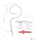 Ząb sprężynowy prosty Duński 585mm 32x12 MORGA