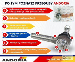 Przegub kątowy kulowy II gwintowany z nakrętką regulacyjną Ursus C-360 9010200 ANDORIA