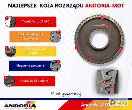 Koło zębate rozrządu na wałek Z-44 Ursus C-360 ANDORIA - MOT