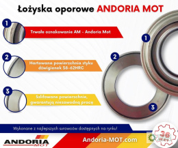 ŁOŻYSKO 84107010 ŚREDN. C385 ANDORIA-MOT