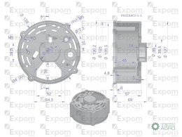 Pokrywa tylna alternatora 0120484017EX Nowy Typ EXPOM KWIDZYN eu