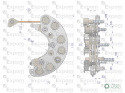 Prostownik alternatora 9515672EX C-385 Nowy Typ EXPOM KWIDZYN eu