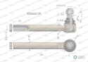 Przegub układu kierowniczego JCB 10/905227 Waryński