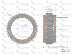 Stojan alternatora AX230000 AX260000EX C-330 C-360 Nowy Typ EXPOM KWIDZYN eu