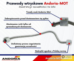 Przewód wtryskowy II cylinder T-25 ANDORIA - MOT