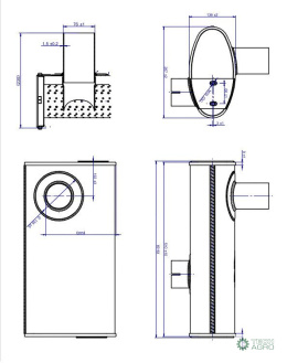 Tłumik pierwszy puszka 87704568 Case ANDORIA - MOT