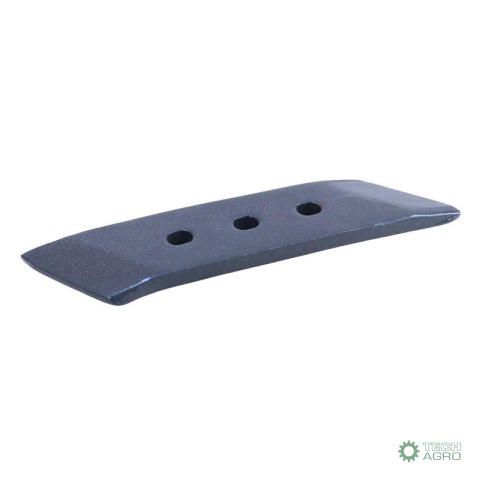 Dłuto nakładka lemiesza lewe trzyotworowe Ibis VIS/34 XL Unia Pług stal borowa 1,4kg MORGA Dłuto nakładka lemiesza lewe trzyotworowe Ibis VIS/34 XL Unia Pług stal borowa 1,4kg MORGA