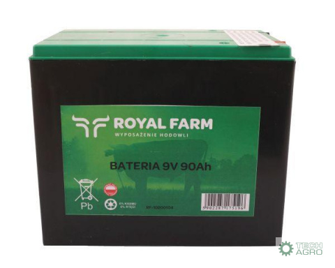 Bateria 90Ah 9V ROYAL FARM 201031012 Bateria 90Ah 9V ROYAL FARM 201031012