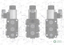 Dzielnik. zawór. elektrozawór kierunkowy elektromagnetyczny kontroli (DVS6/50L) 12V DC 6/2 G1/2 50L VOIMA