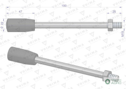 Dźwignia do rozdzielacza hydraulicznego 40L VOIMA