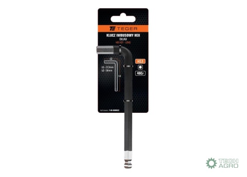 Klucz imbusowy HEX H13 - DŁUGI / TEGER