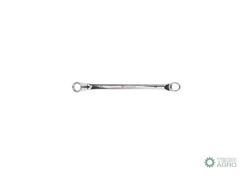 Klucz oczkowy odgięty 10x11mm / TEGER