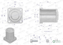 Kołpak rozdzielacza hydraulicznego dolny 120L VOIMA