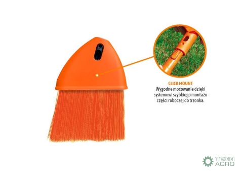 Miotła do zamiatania PREMIUM - mała (mocowanie Click) / TEGER