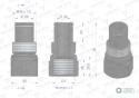 Tuleja ciśnieniowa łącząca rozdzielacze hydrauliczne 120L VOIMA