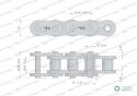 ŁAŃCUCH R1 3/4 12AH-1 60H WARYŃSKI 2,5M