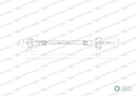 Linka - Licznika MTG (motogodzin) L-1570mm T-25 Waryński