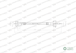 Linka - Licznika MTG (motogodzin) L-1570mm T-25 Waryński